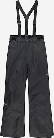 ICEPEAK Regular Workout Pants 'LENZEN' in Black: front