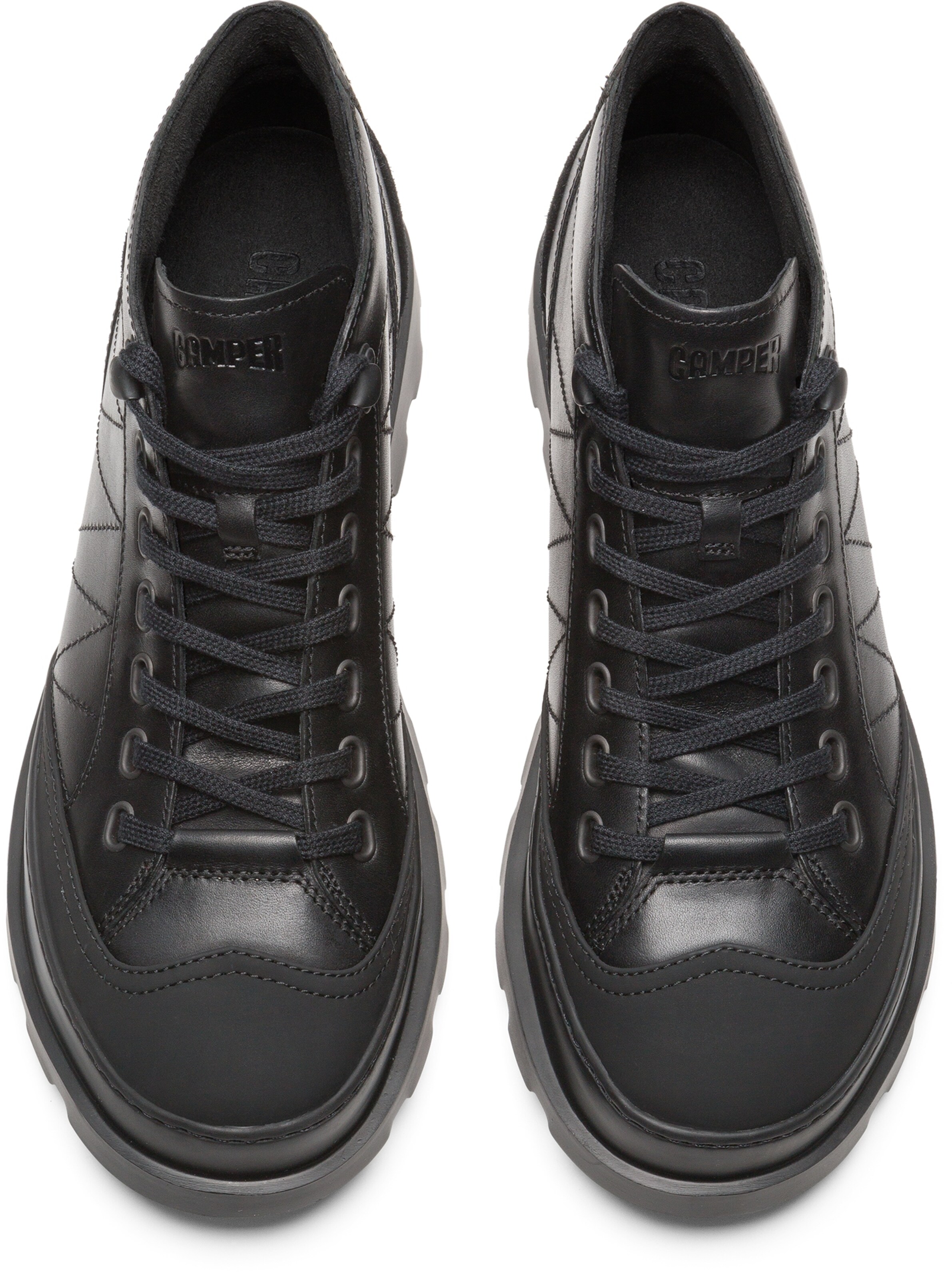 CAMPER Lace-up boots ' Brutus' in Black