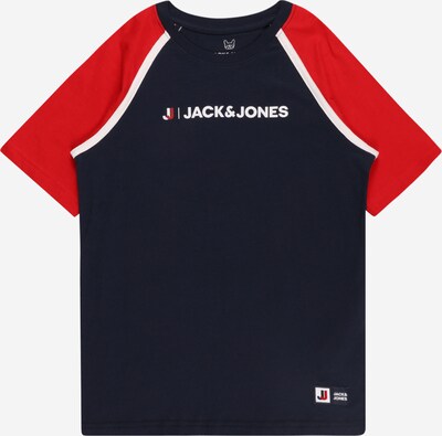 Marškinėliai iš Jack & Jones Junior, spalva – tamsiai mėlyna / raudona / balta, Prekių apžvalga