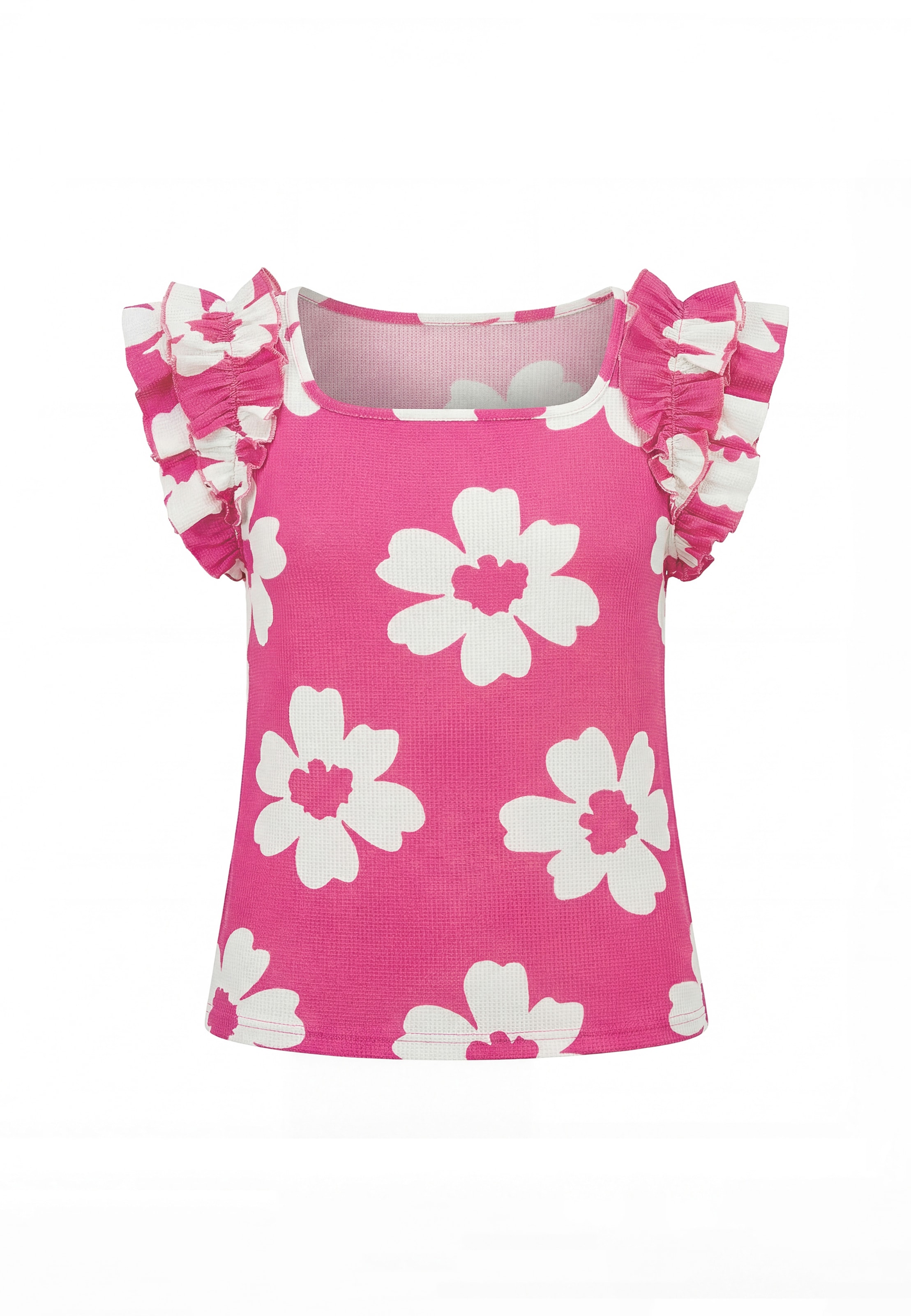 Usha - Blusa en rosa: frente