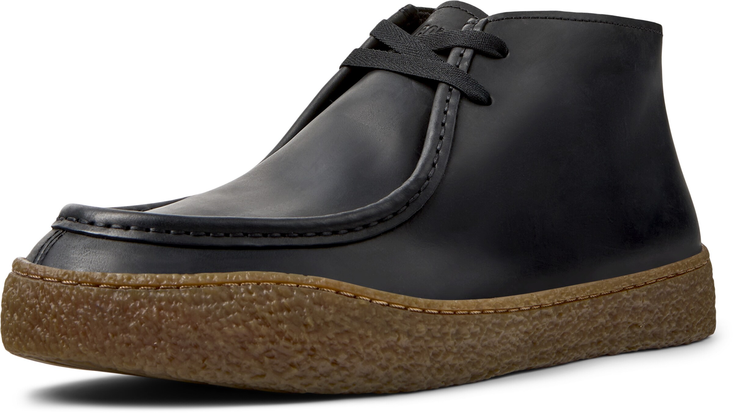 CAMPER - Sapato com atacadores 'Peu Terreno' em preto: frente