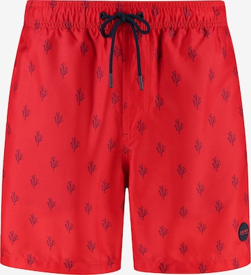 Shiwi Uimashortsit 'Mike' värissä punainen: etupuoli