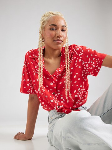 ROXY Blouse 'SALTY SWEET' in Red: front