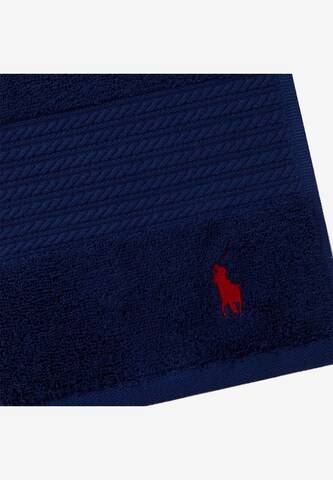 Ralph Lauren Home Washcloth 'POLO PLAYER' in Blue