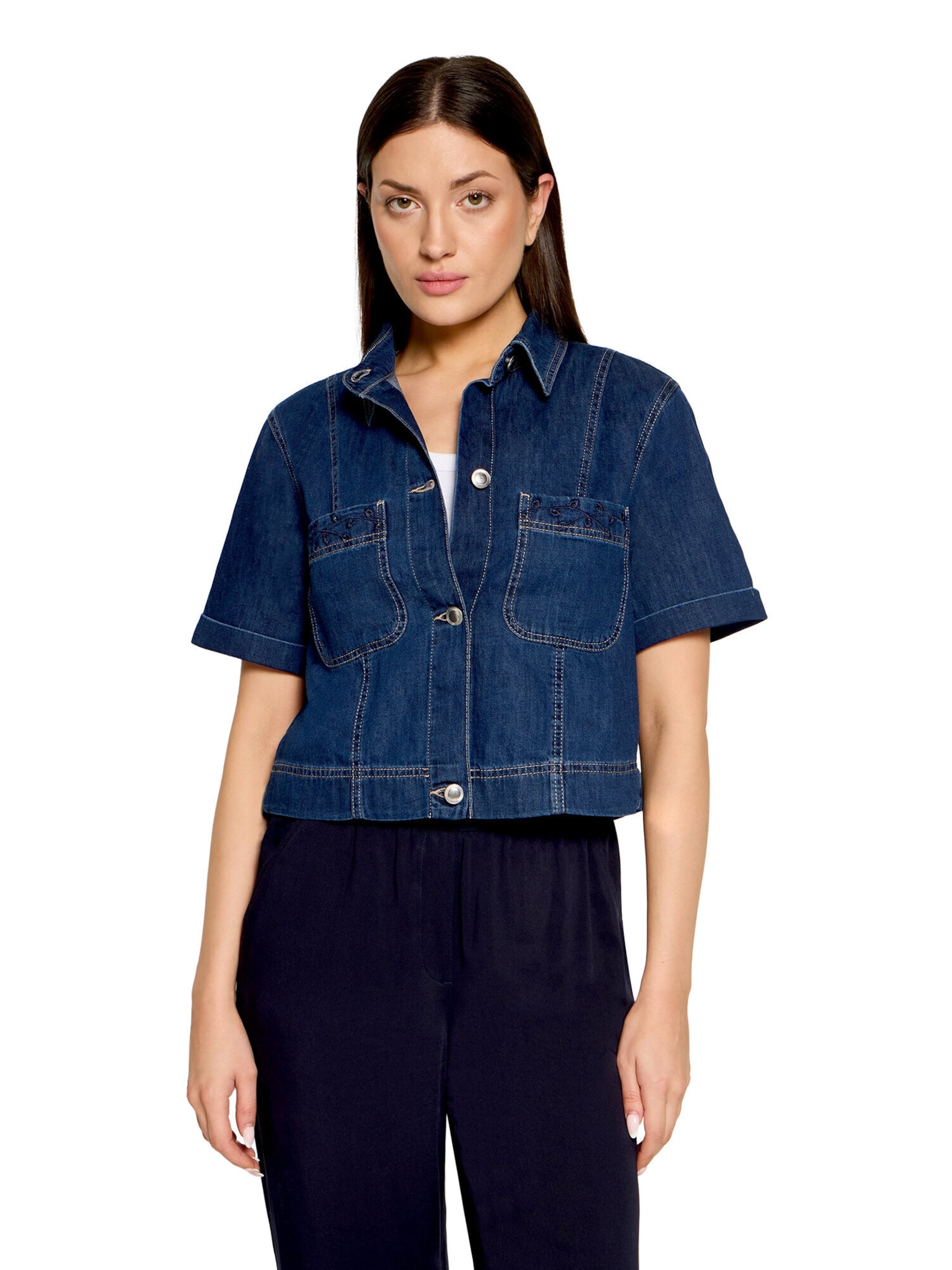 Blazer Betty Barclay en bleu : devant