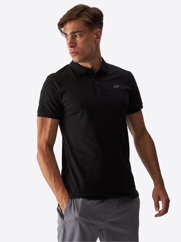 4F Funktionsshirt in Schwarz: Vorderseite