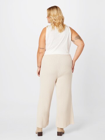 Guido Maria Kretschmer Curvy Loosefit Broek 'Valeria' in Beige