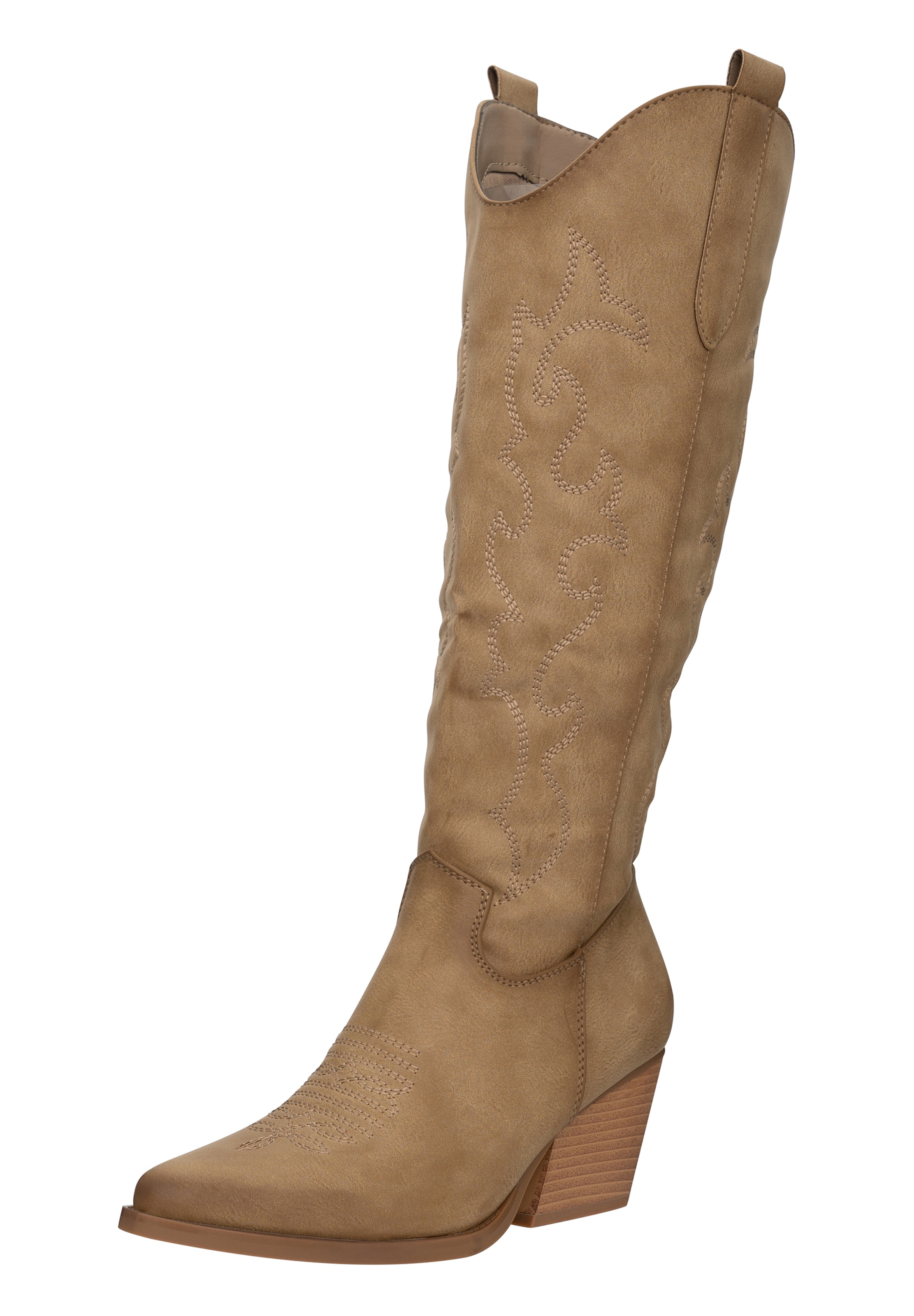 Stivale da cowboy di Salinyang in verde: frontale