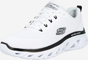 Baskets basses SKECHERS en blanc : devant