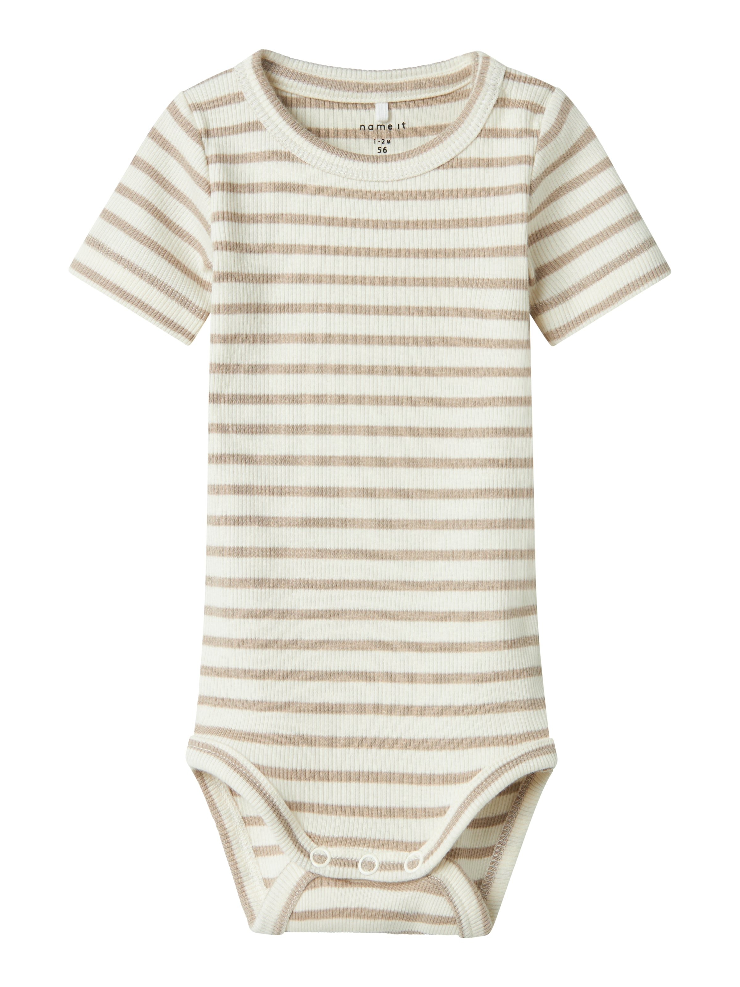 NAME IT Romper/Bodysuit 'NBNBani' in Beige: front
