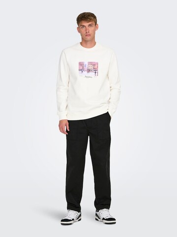Only & Sons Свободный крой Штаны 'ONSSINUS' в Черный