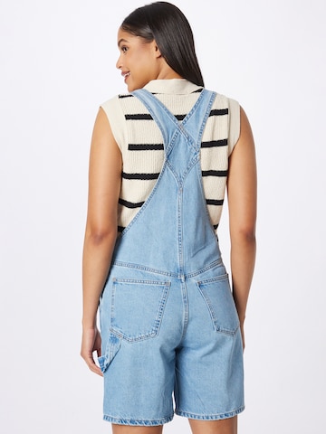 WEEKDAY Regular Dungaree jeans in Blue