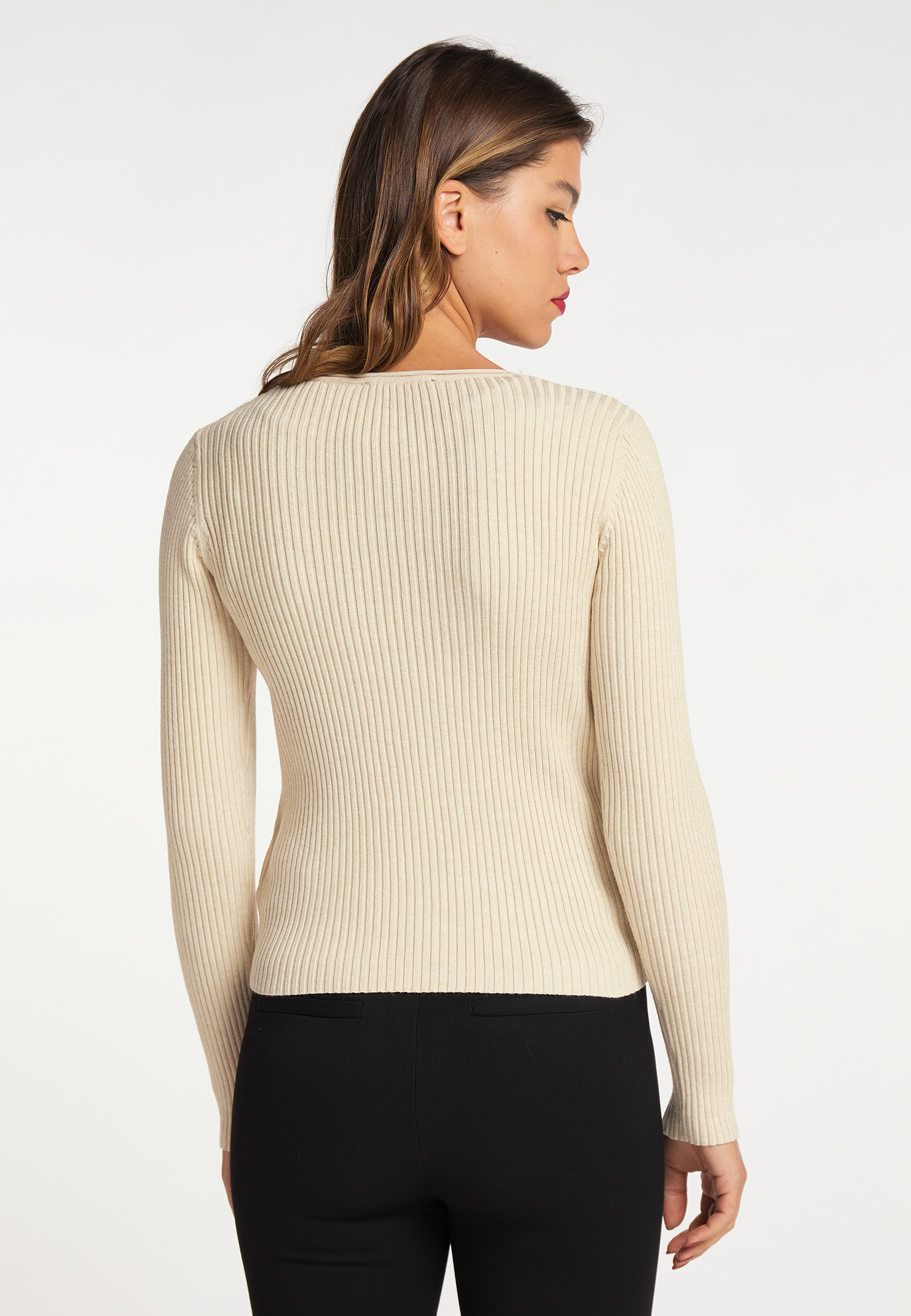 Kobiety Odzież faina Sweter w kolorze Beżowym 