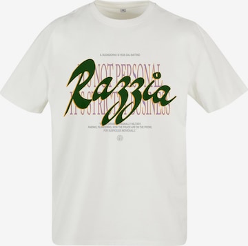 Mister Tee Shirt 'Razzia' in White: front