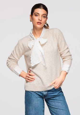 Ombre Sweater in Beige