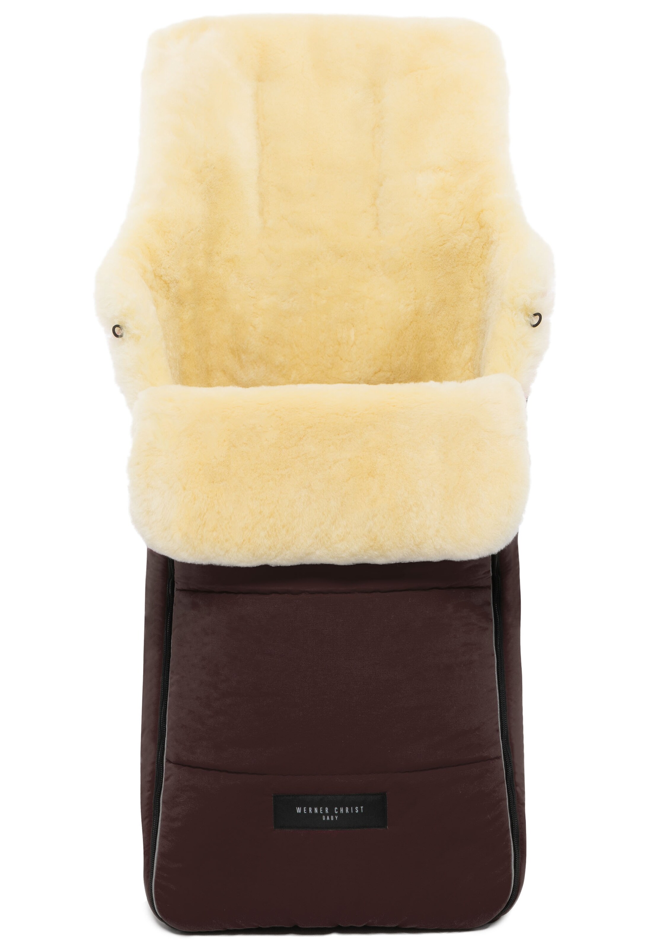 Werner Christ Baby Pushchair Accessories 'AROSA' in Brown: front