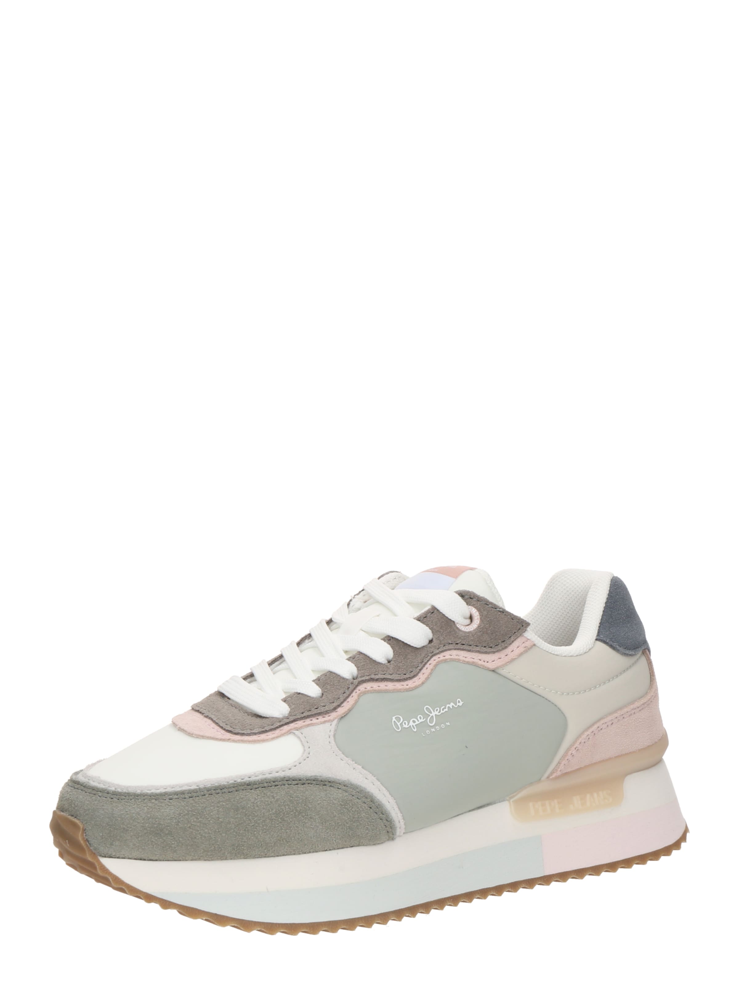 Pepe Jeans Platform trainers 'Rusper Class' in Green: front