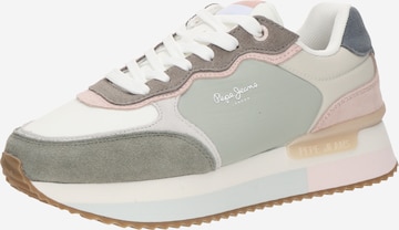 Baskets basses 'Rusper Class' Pepe Jeans en vert : devant