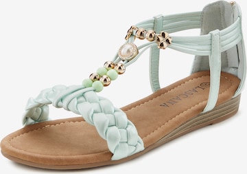 LASCANA Strap Sandals in Blue: front