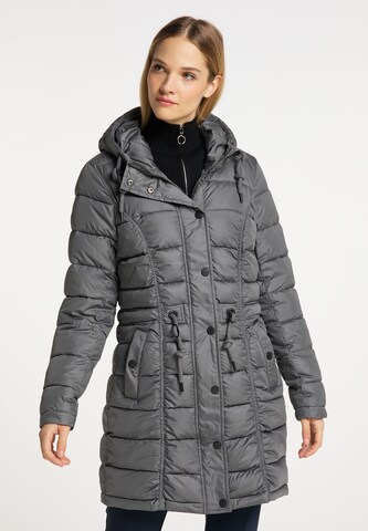 DreiMaster Klassik Winter parka in Grey: front