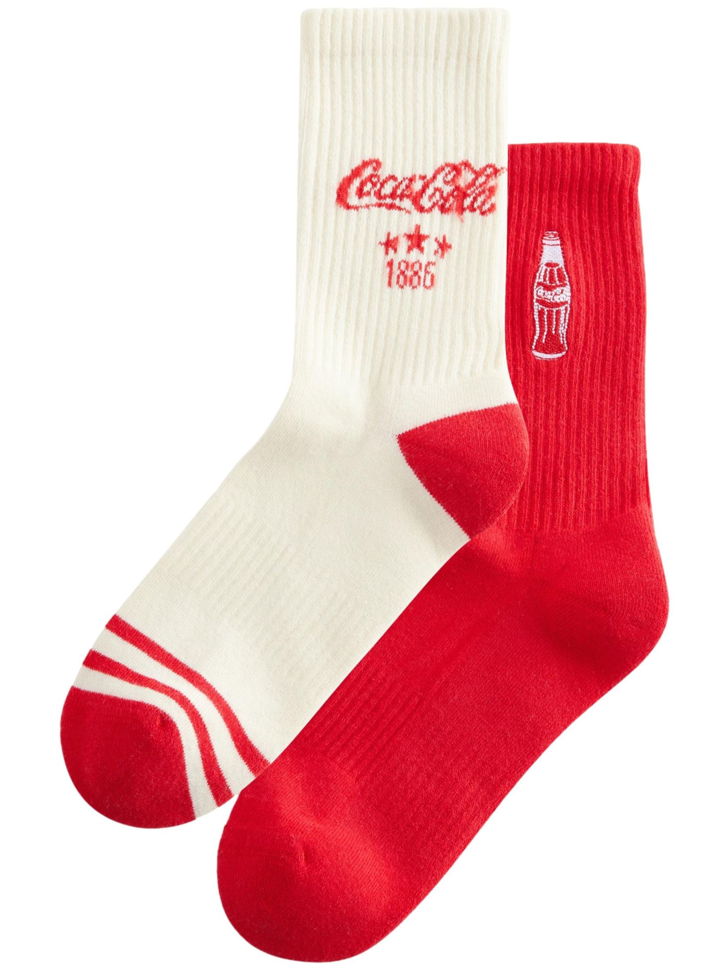 Next Socken in Rot: Vorderseite