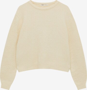 Pull-over Pull&Bear en jaune : devant