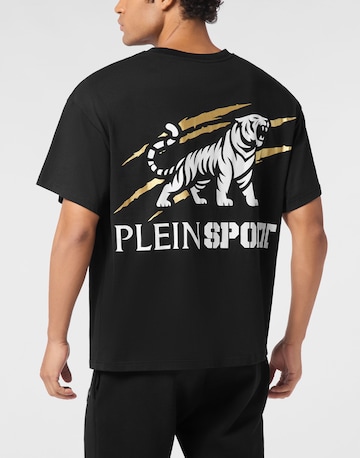 Plein Sport - Camiseta 'Tiger' en negro: frente