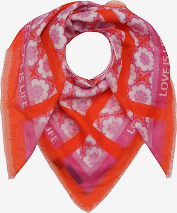 Foulard 'Caterina' Zwillingsherz en rose : devant