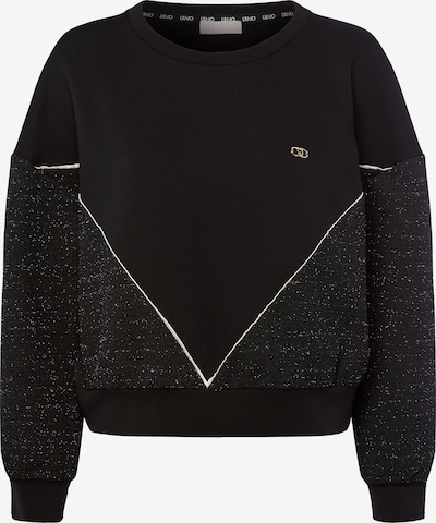 Megztinis be užsegimo iš Liu Jo, spalva – juoda / margai juoda / balta, Prekių apžvalga