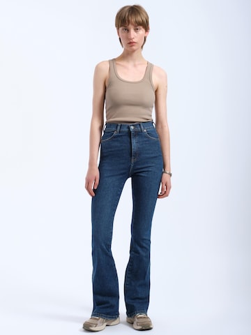 Dr. Denim Skinny Jeans 'Moxy High Flare' in Blauw