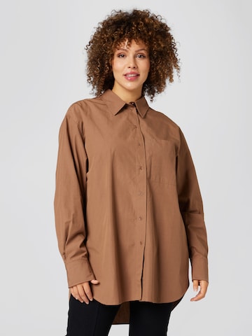 A LOT LESS Blouse 'Sissy' in Brown