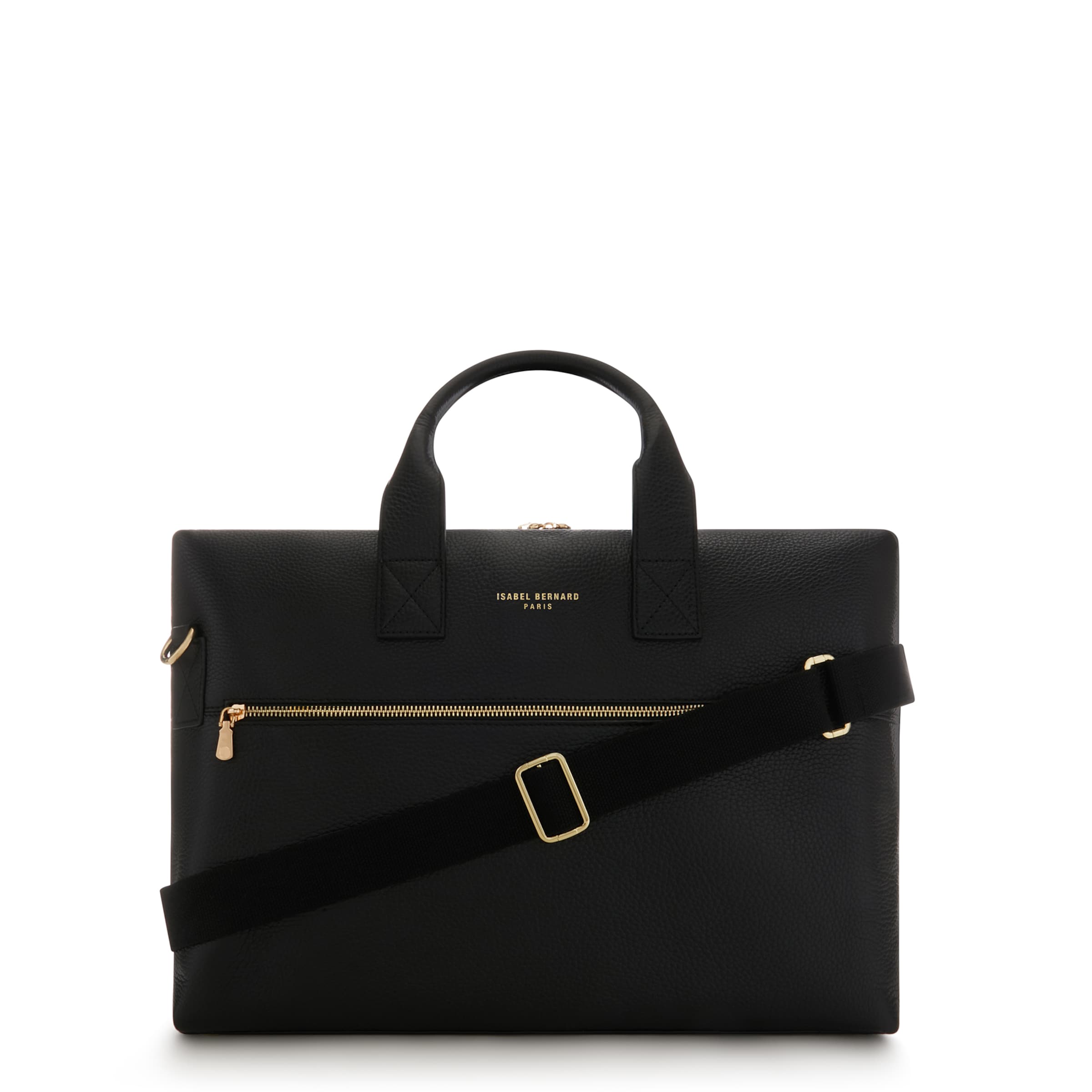 Isabel Bernard Handtasche in Schwarz: Vorderseite
