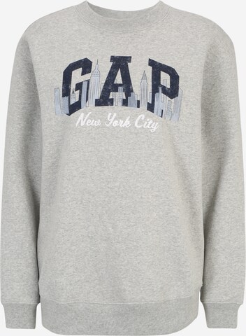 Gap Tall Sweatshirt in Grijs: voorkant