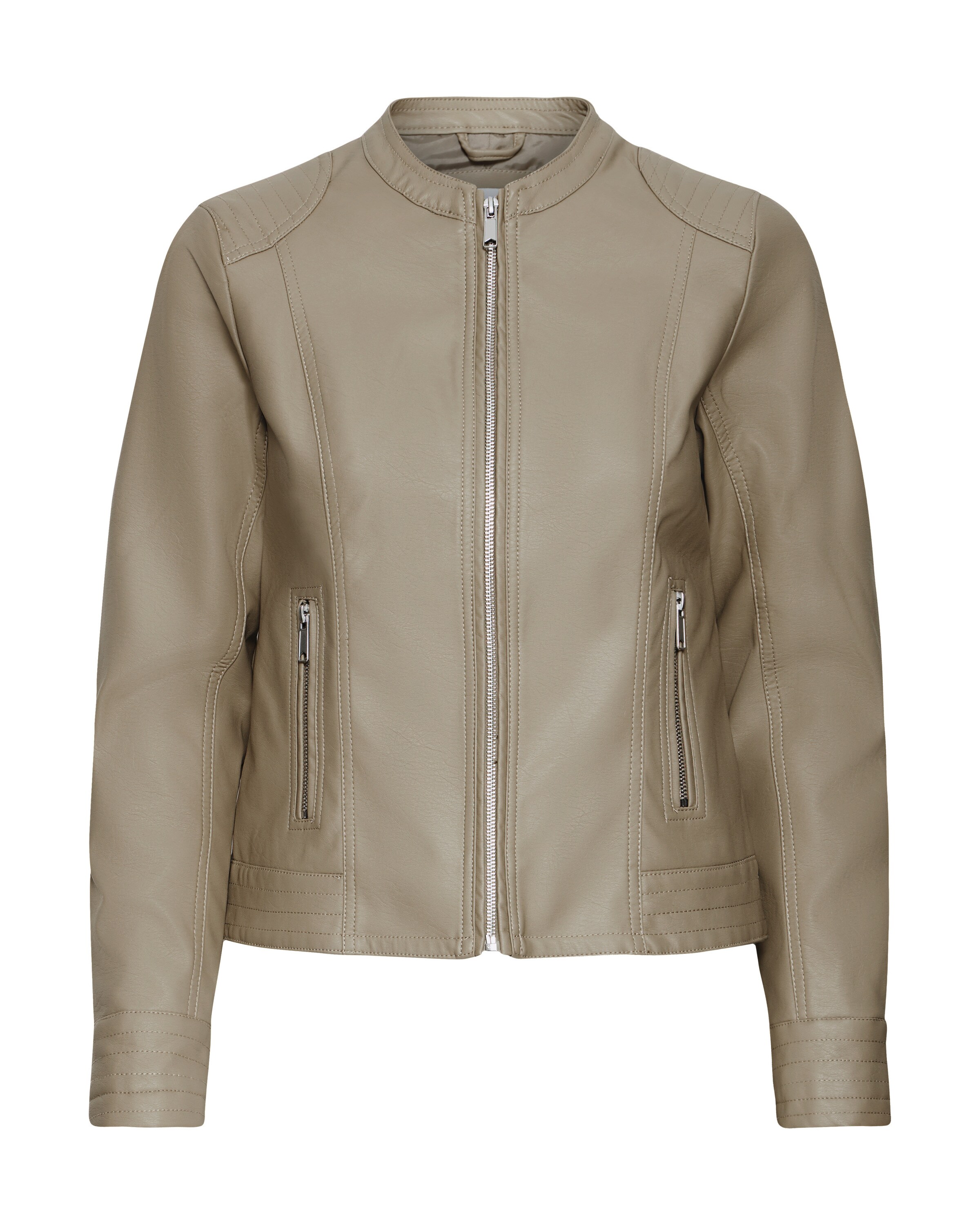 b.young Übergangsjacke ' BYAcom ' in Braun: Vorderseite