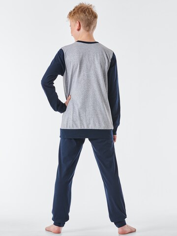 SCHIESSER Pajamas 'Natural Rhythm' in Grey