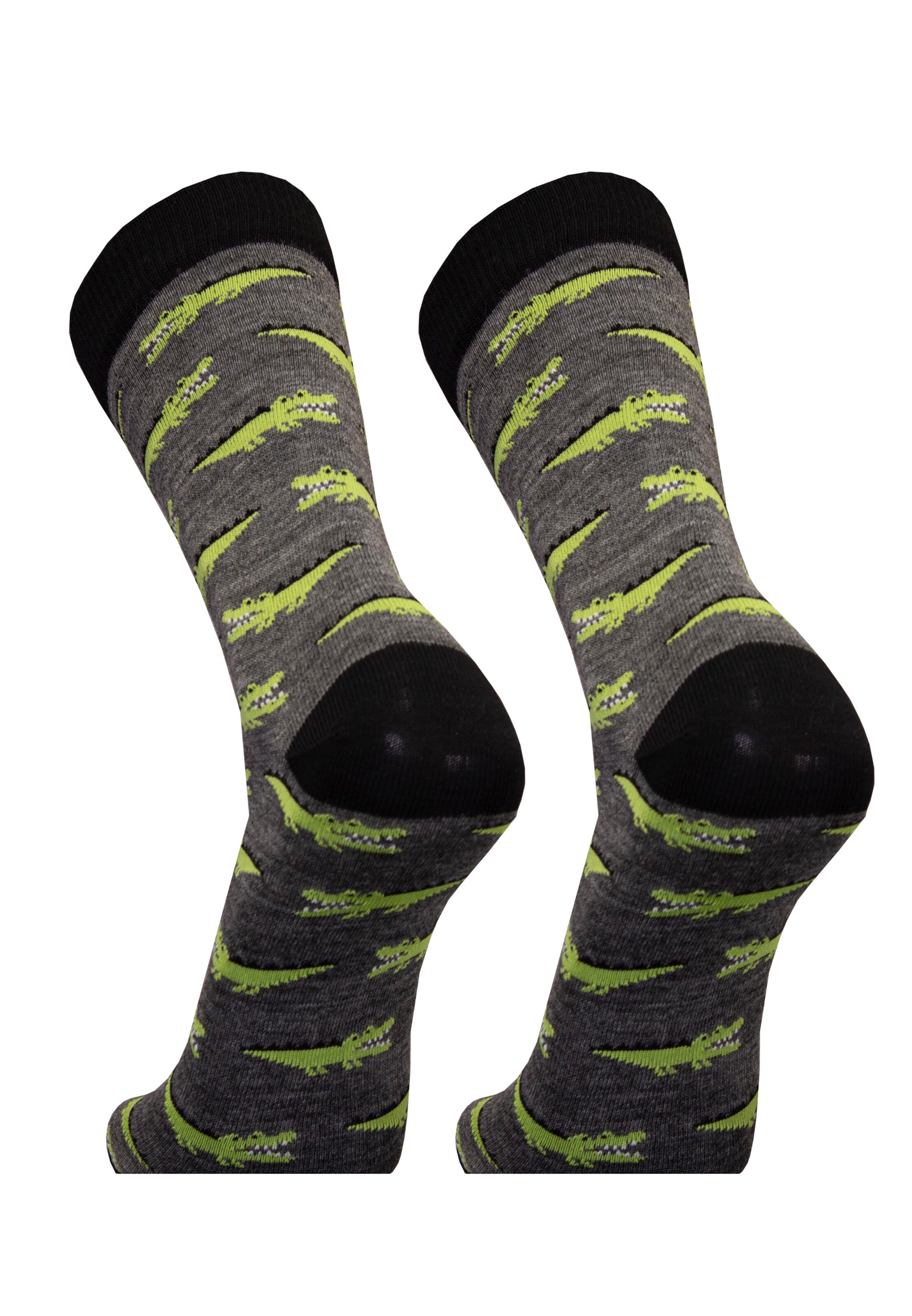UphillSport Socks 'CROCODILE' in Grey