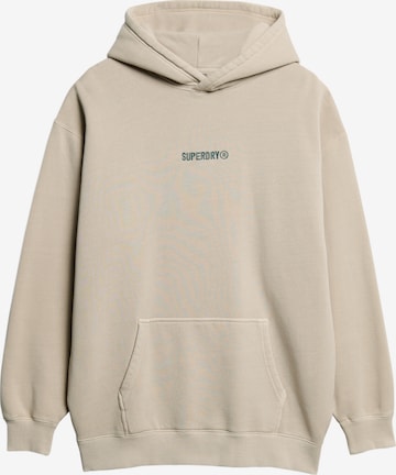 Superdry Sweatshirt in Beige: voorkant