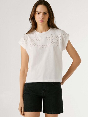 Pepe Jeans Shirt 'Mina' in White: front