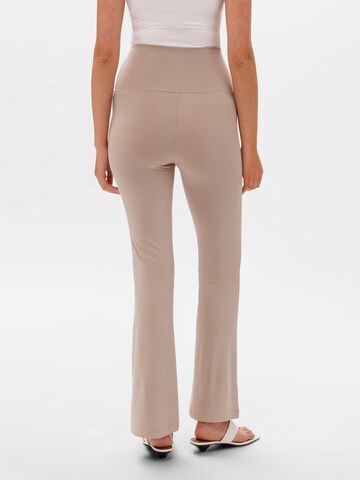 évasé Pantalon 'Belle' Les Lunes en beige