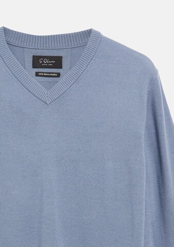 s.Oliver Pullover in Blau: Vorderseite