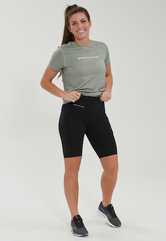 ENDURANCE Skinny Workout Pants 'Thadea' in Black