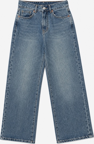 Wide leg Jeans di Elara in blu: frontale