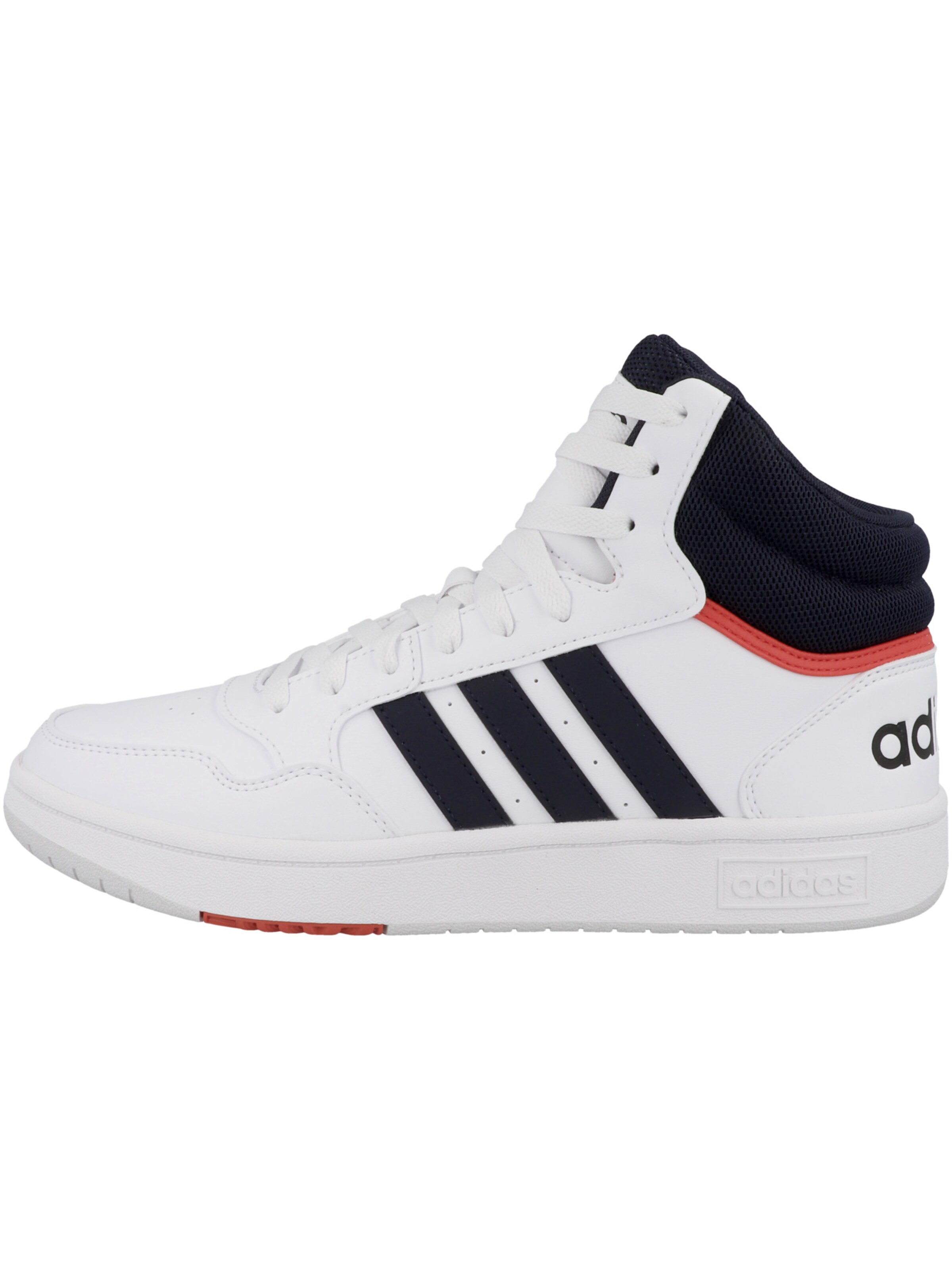 ADIDAS ORIGINALS - Sapatilhas altas 'Hoops 3.0' em branco