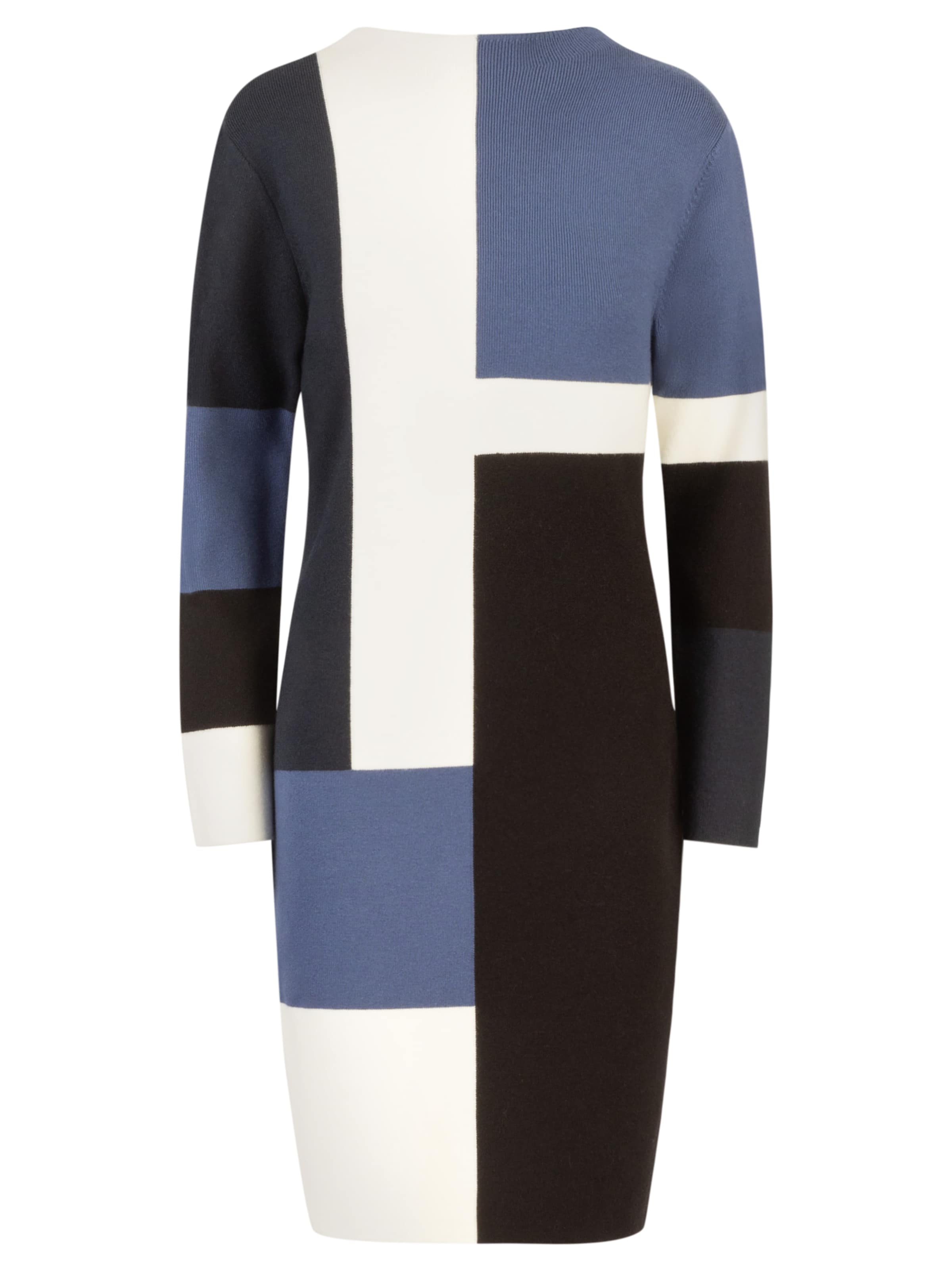 APART Knitted dress in Mixed colors: front