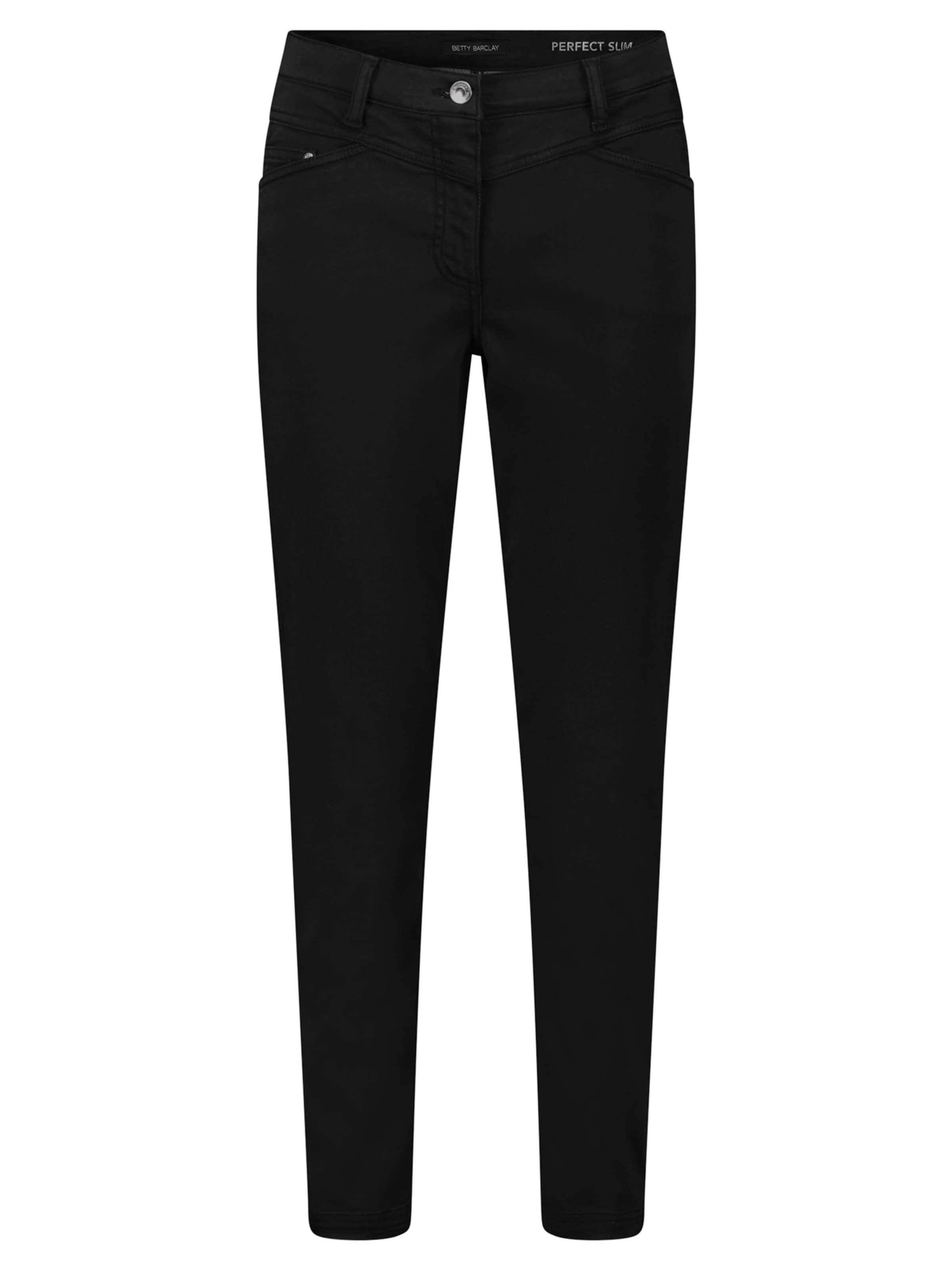 Betty Barclay Slimfit Hose in Schwarz: Vorderseite