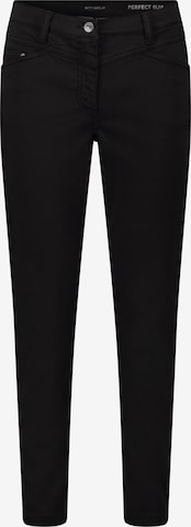 Coupe slim Pantalon Betty Barclay en noir : devant