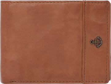 Harbour 2nd Wallet 'August' in Brown: front