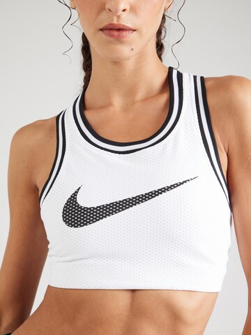 Bustier Soutien-gorge de sport NIKE en blanc