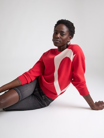 ABOUT YOU Pulóver 'Hailey' - piros: elől