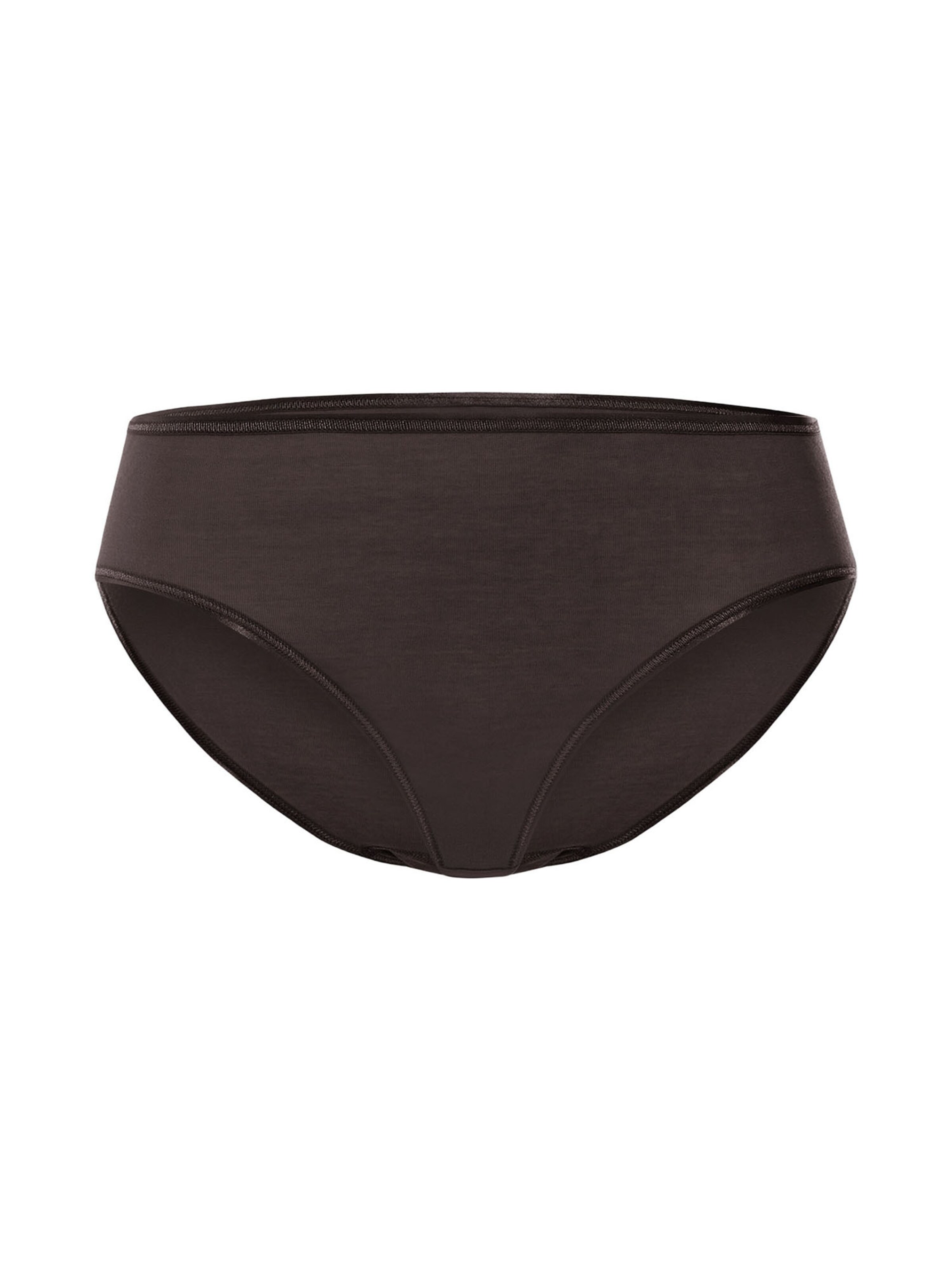 Slip ' Cotton Seamless ' Hanro en marron : devant